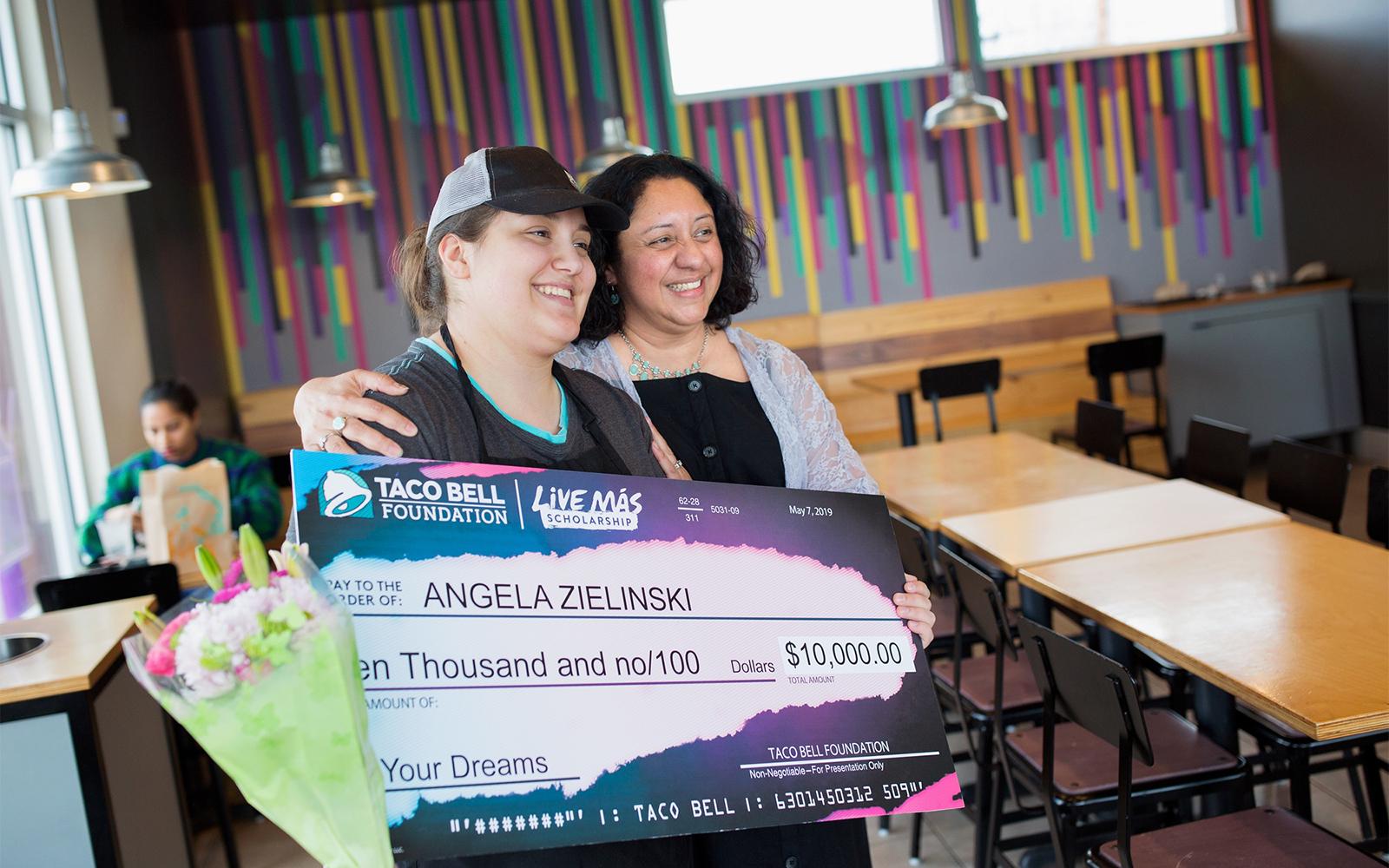 SUNY Potsdam Student Surprised with Scholarship from Taco Bell